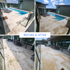 Westlake-Hillside-Limestone-Pool-Deck-Cleaning-Performed-in-Westlake-Texas 0